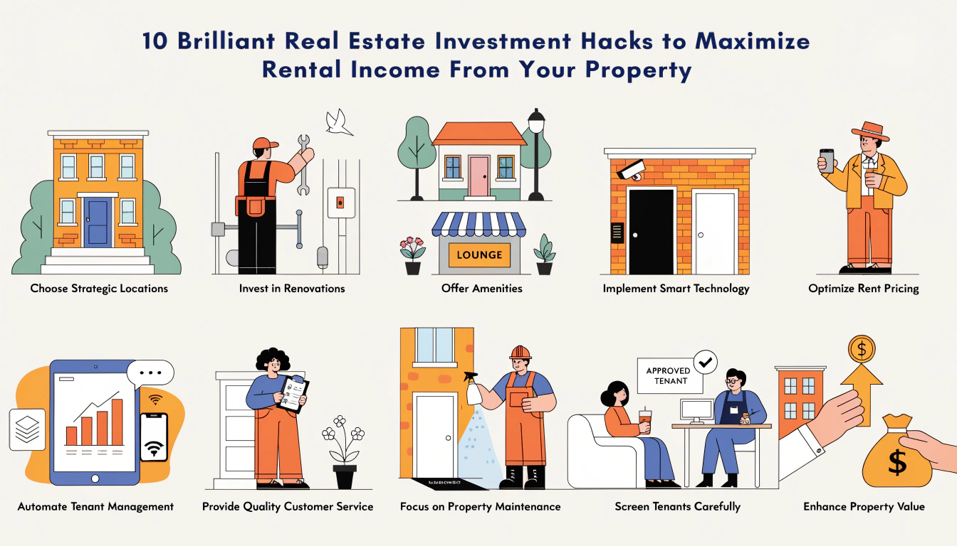 10 Brilliant Real Estate Investment Hacks to Maximize Rental Income From Your Property
