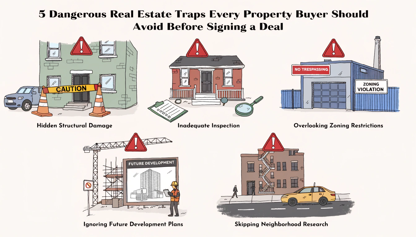 5 Dangerous Real Estate Traps Every Property Buyer Should Avoid Before Signing a Deal