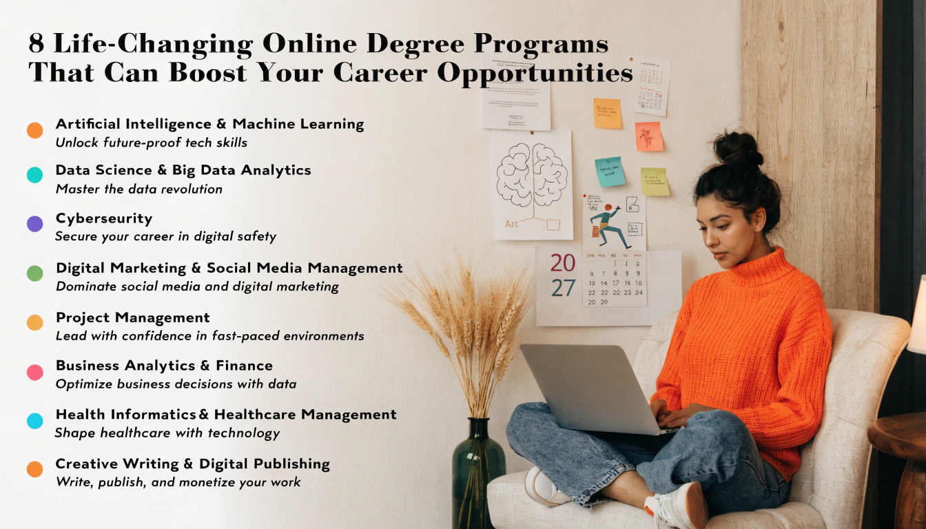 8 Life-Changing Online Degree Programs That Can Boost Your Career Opportunities